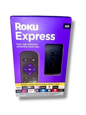 Express | HD Streaming Media Player with High Speed HDMI Cable and Simple Remote